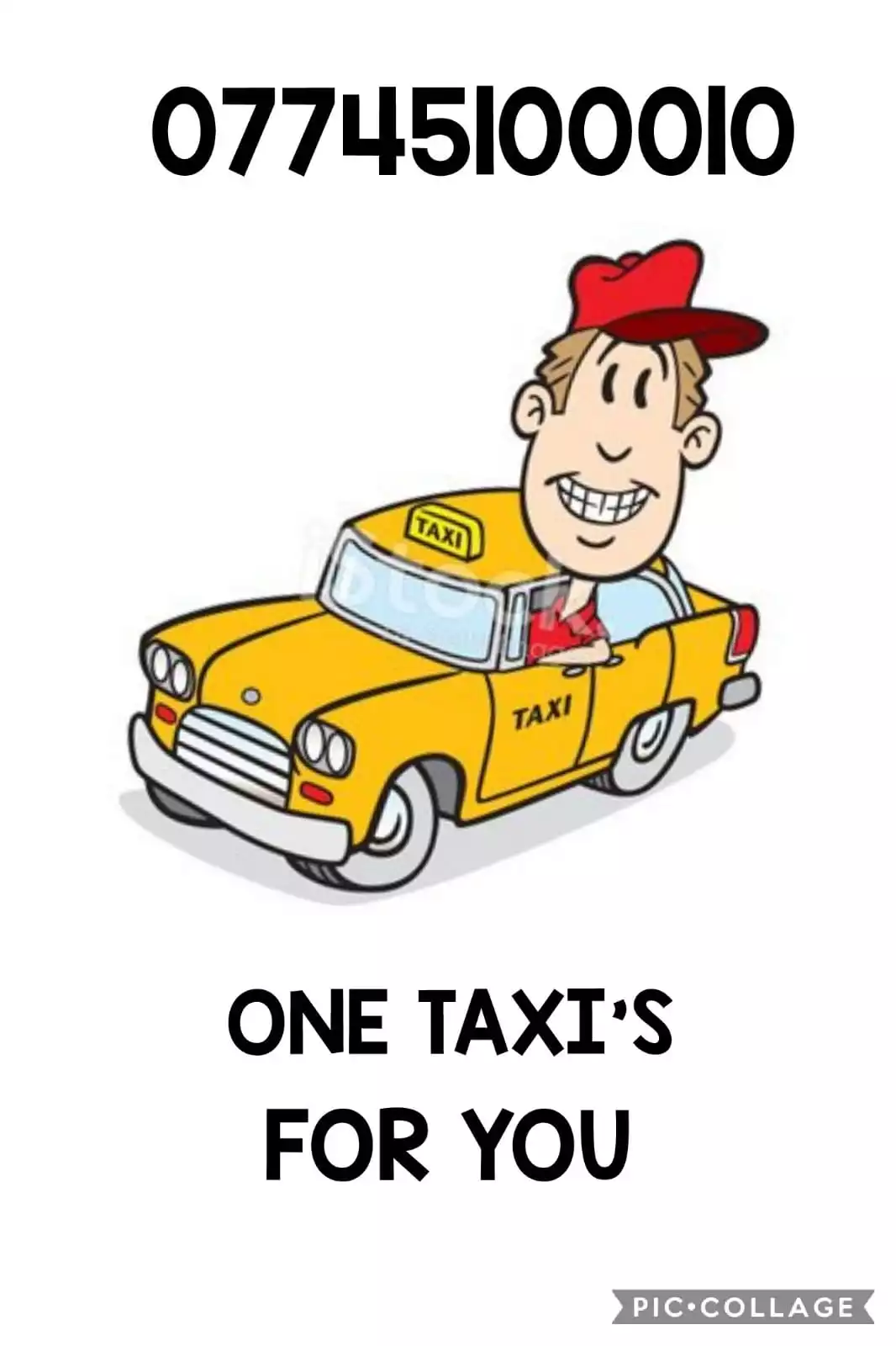 one taxis comic strip car